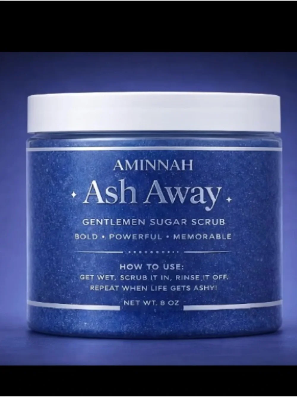 *Buy Now* Aminnah Ash Away Gentlemen Sugar Scrub